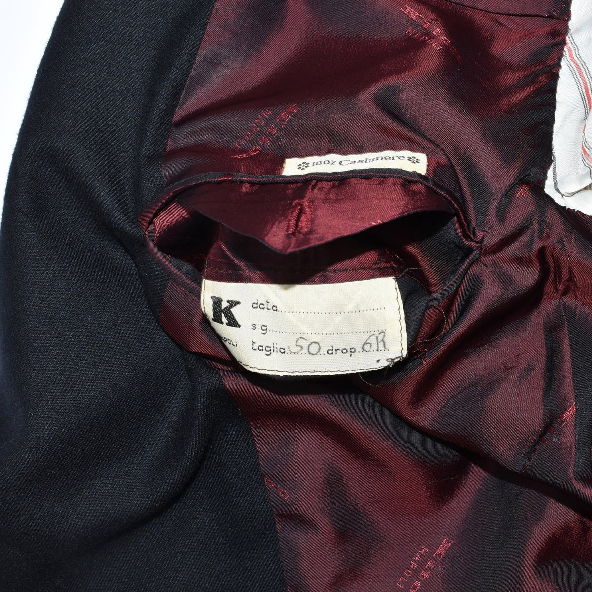 Midnight Blue Cashmere Blazer (EU 50)