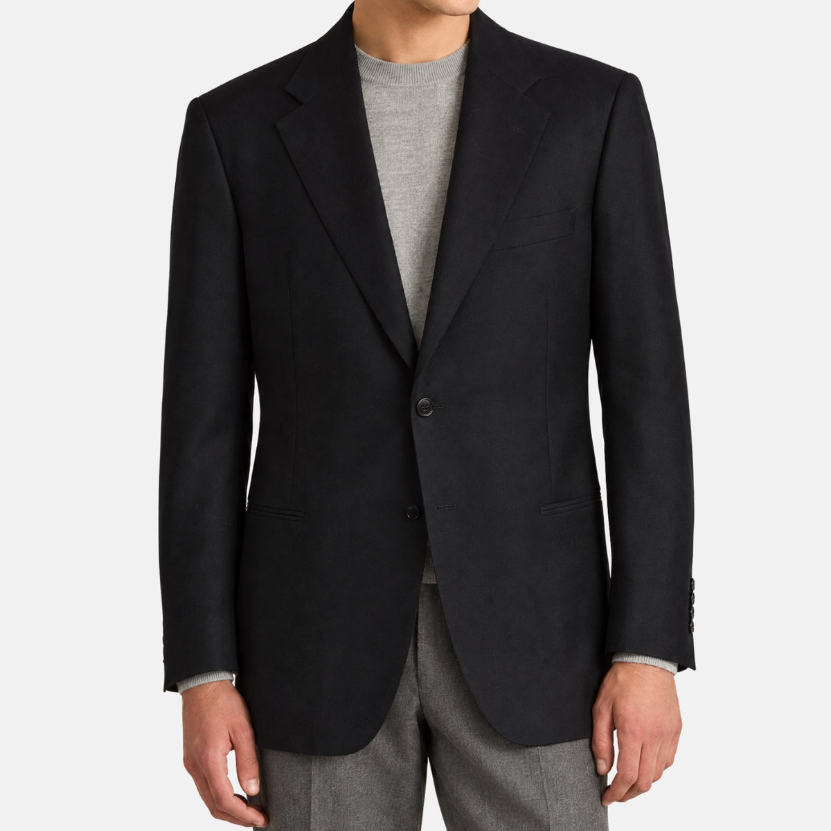 Midnight Blue Cashmere Blazer (EU 50)