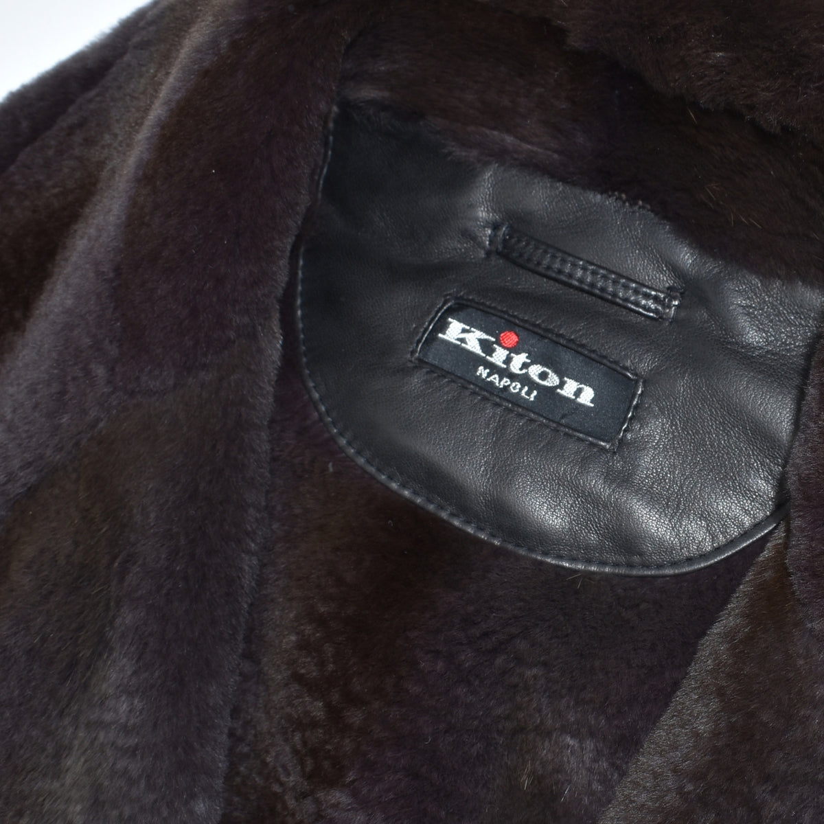 Midnight Blue Beaver Lined Bomber Jacket (EU 52)