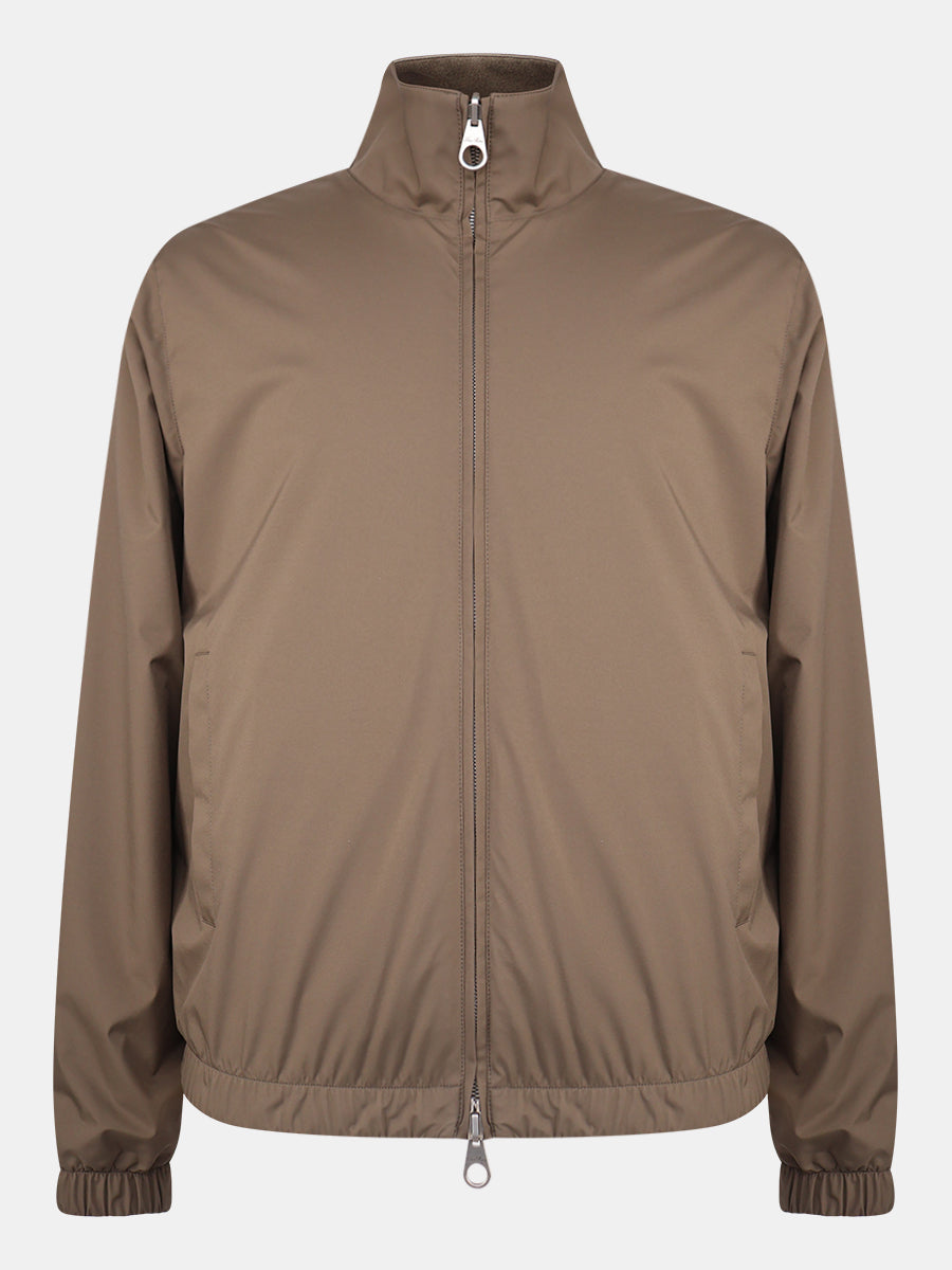 Acorn Brown Cashmere Bomber