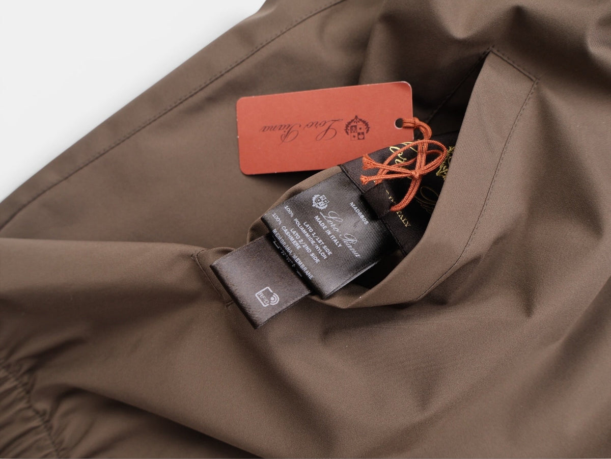 Acorn Brown Cashmere Bomber