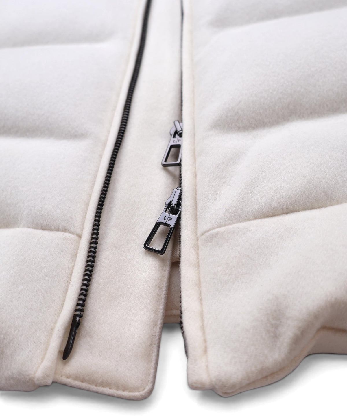 White Cashmere Down Gilet