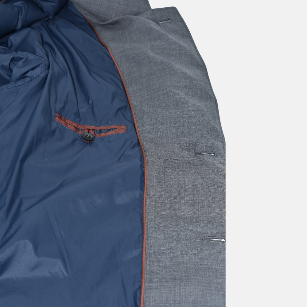 Down Jacket Grey Cashmere