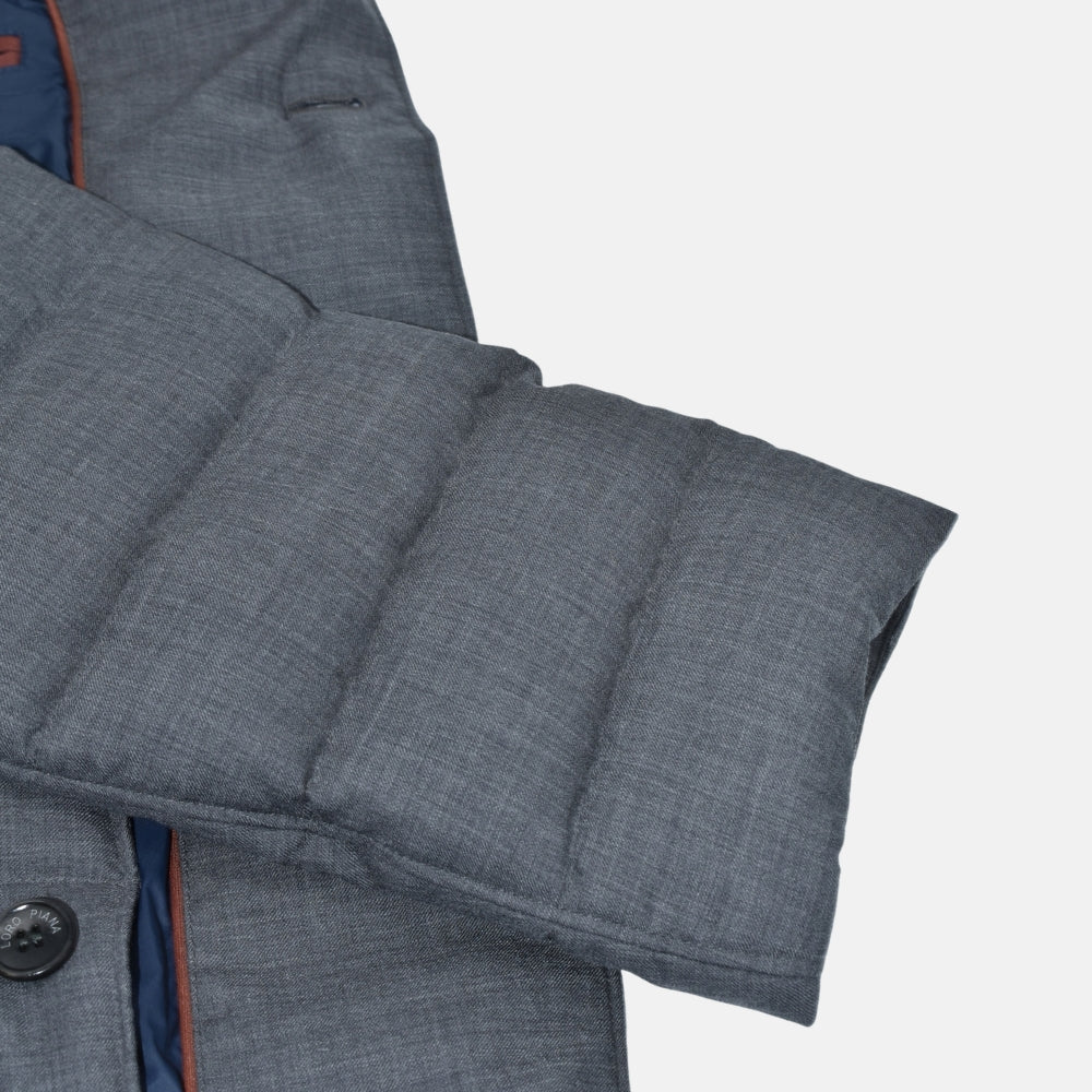 Down Jacket Grey Cashmere