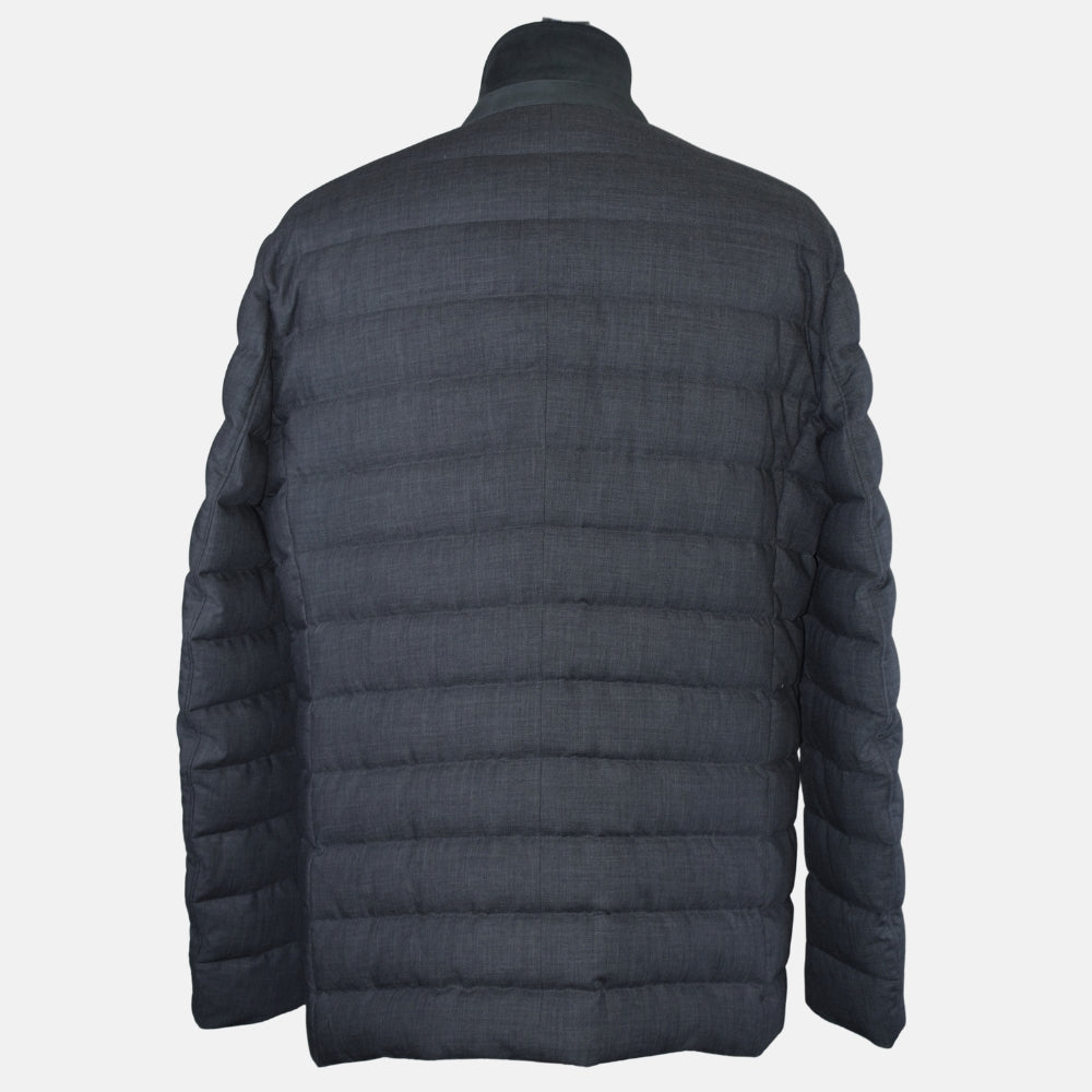 Down Jacket Grey Cashmere