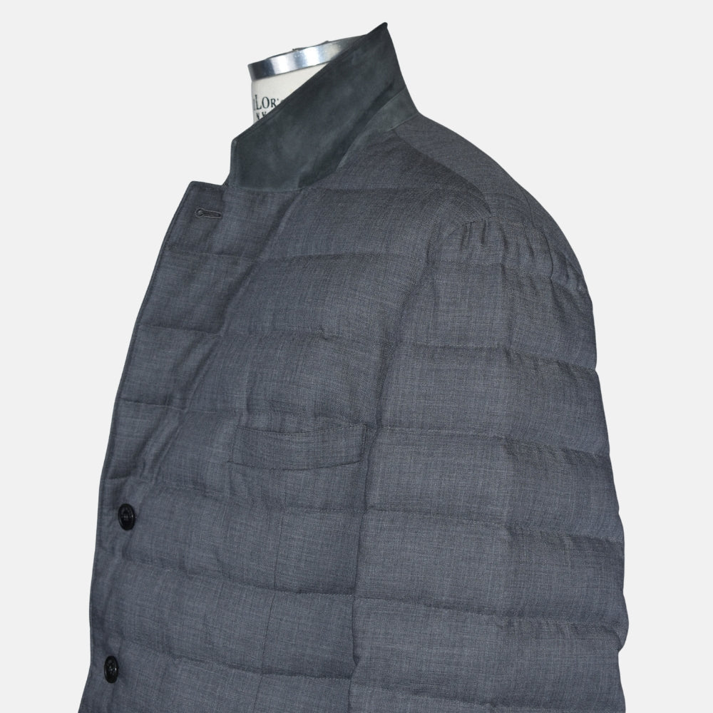 Down Jacket Grey Cashmere