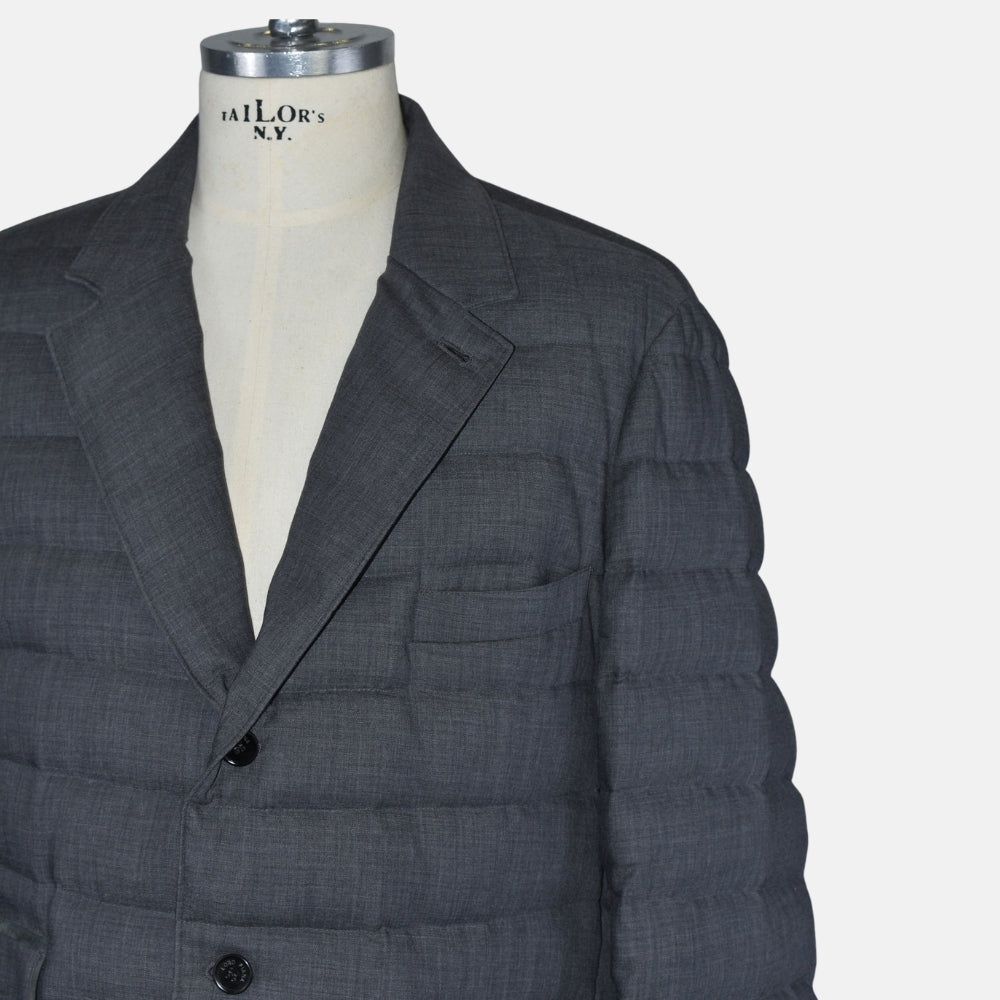 Down Jacket Grey Cashmere