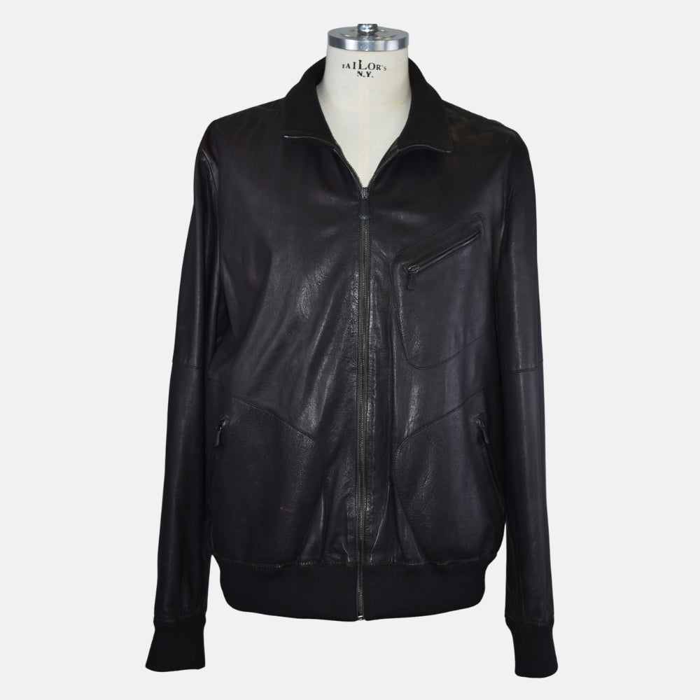 Brown Leather Jacket 56