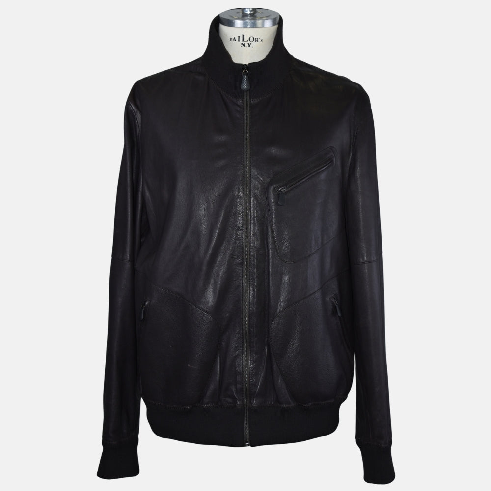 Brown Leather Jacket 56