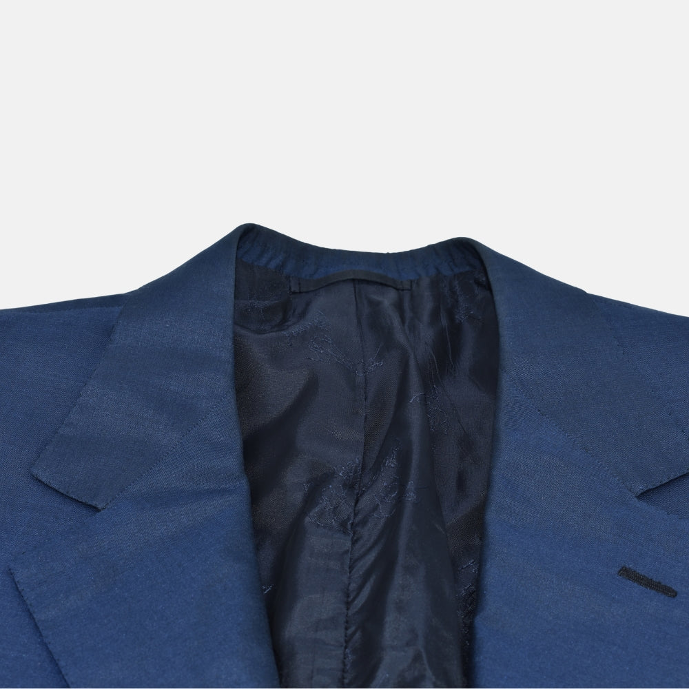 Blue Brioni Silk Blazer