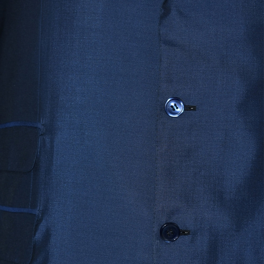 Blue Brioni Silk Blazer