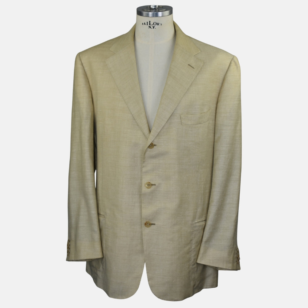 Beige Cashmere/Linen/Silk Blazer