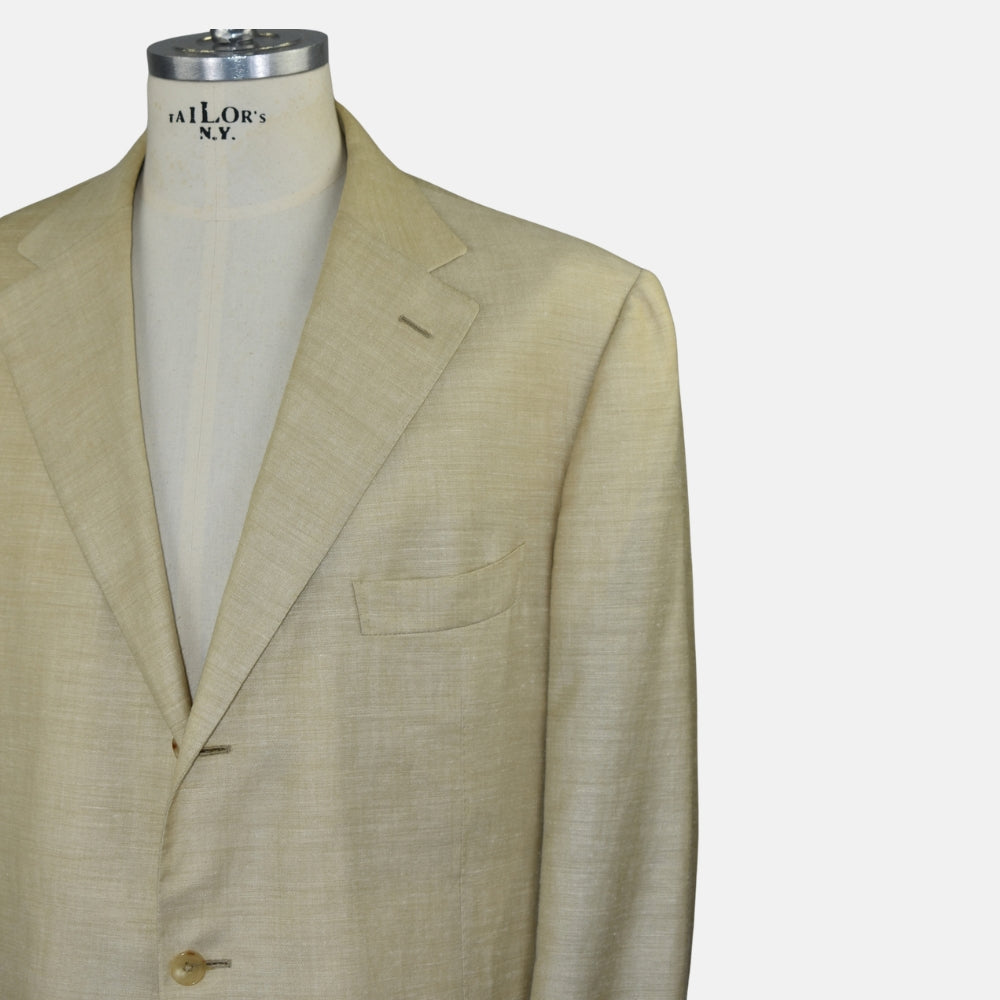 Beige Cashmere/Linen/Silk Blazer