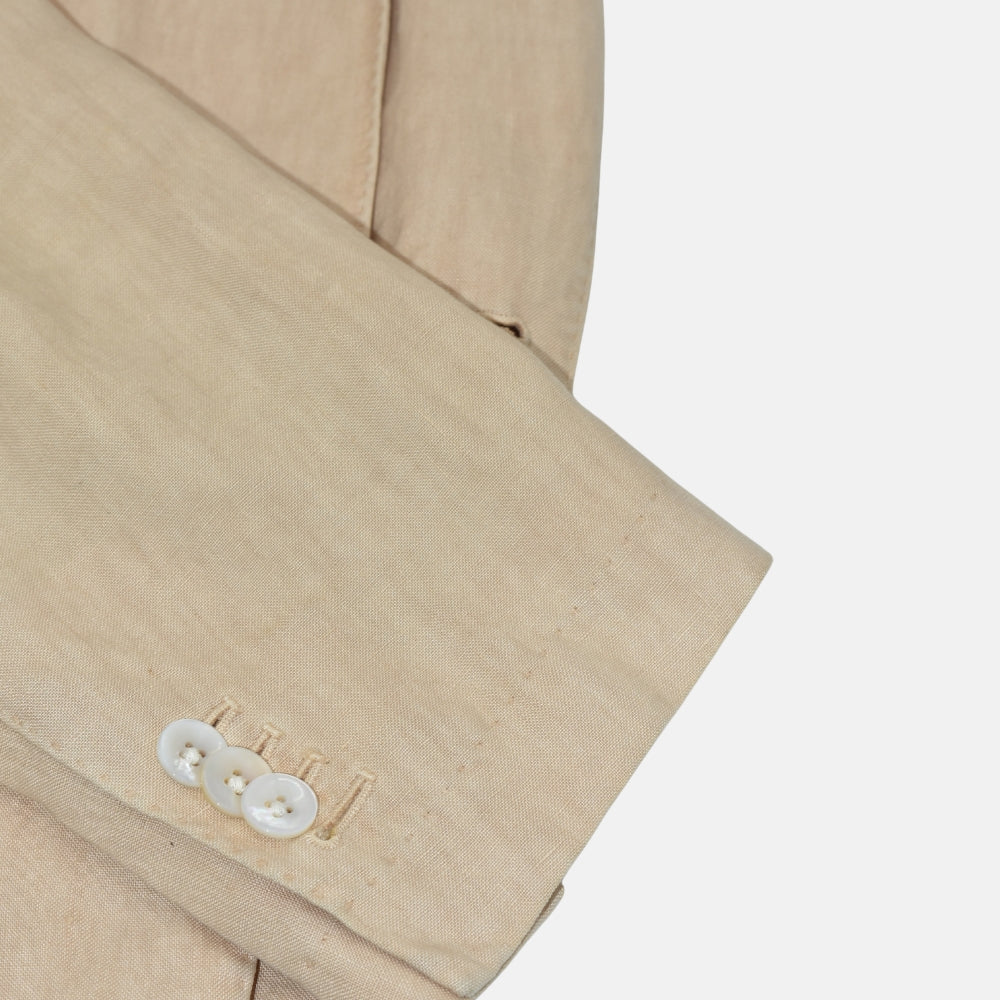 Beige Linen Blazer