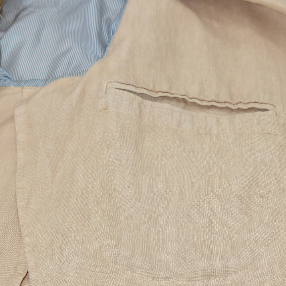 Beige Linen Blazer