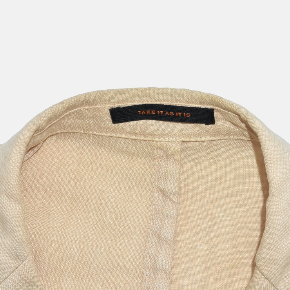 Beige Linen Blazer