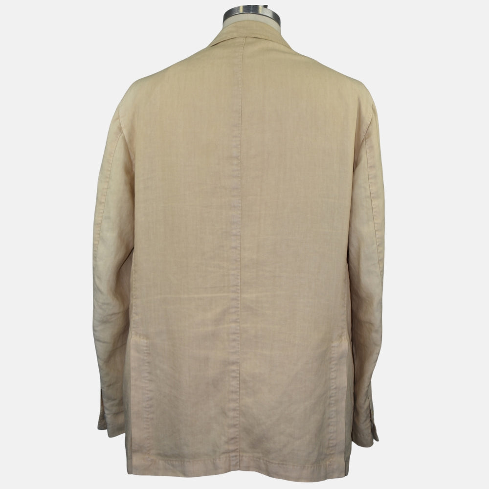 Beige Linen Blazer