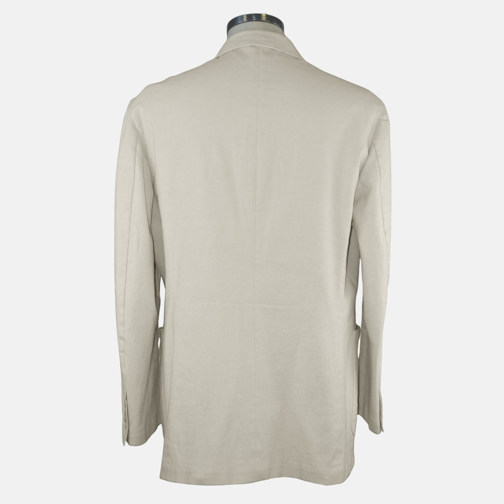 Offwhite Linen Blazer Cotton