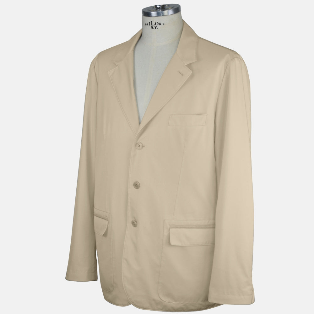 Beige Blazer Polyester Voyager