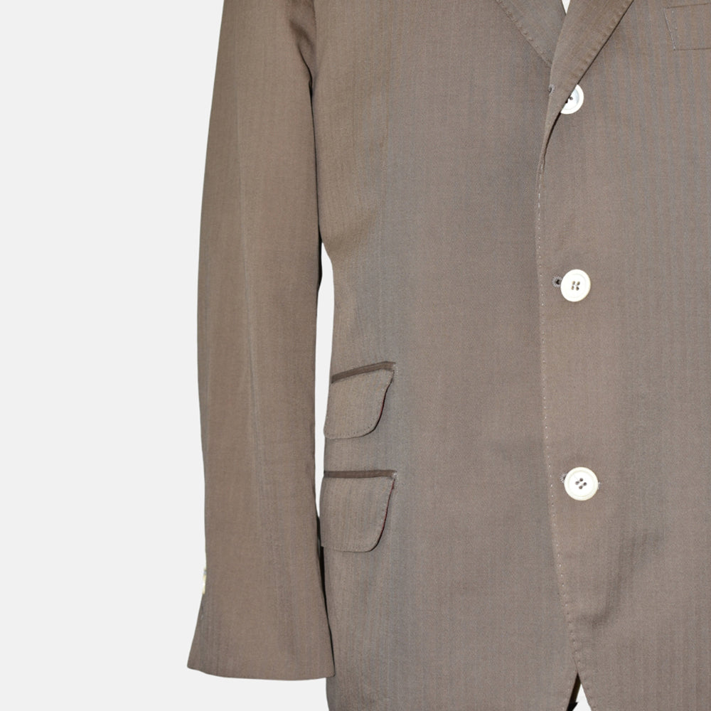 Brown Blazer Cotton 56