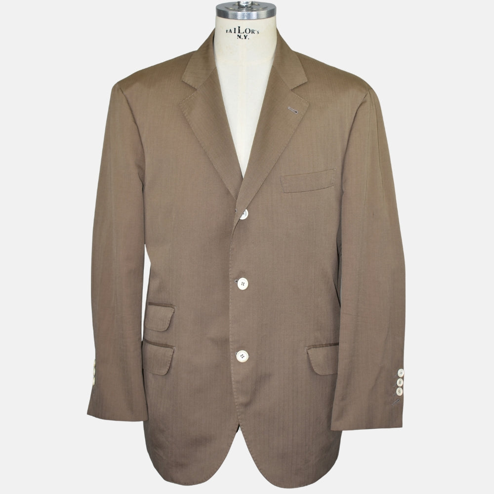 Brown Blazer Cotton 56