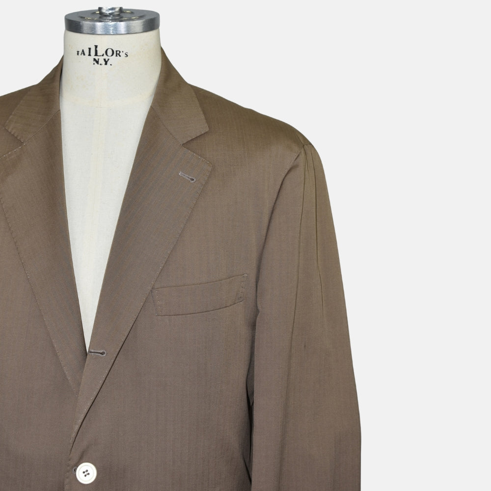 Brown Blazer Cotton 56