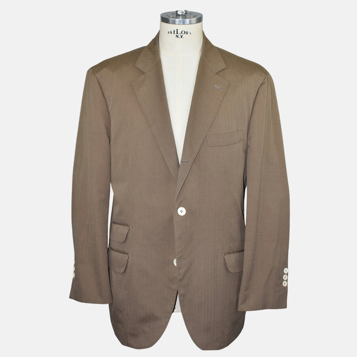 Brown Blazer Cotton 56