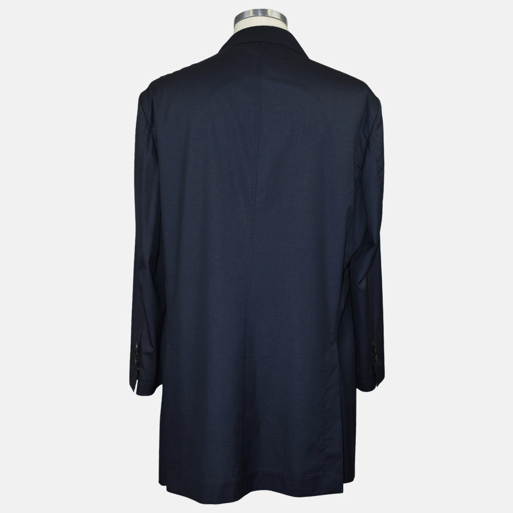 Navy Light Coat Virgin Wool / Silk
