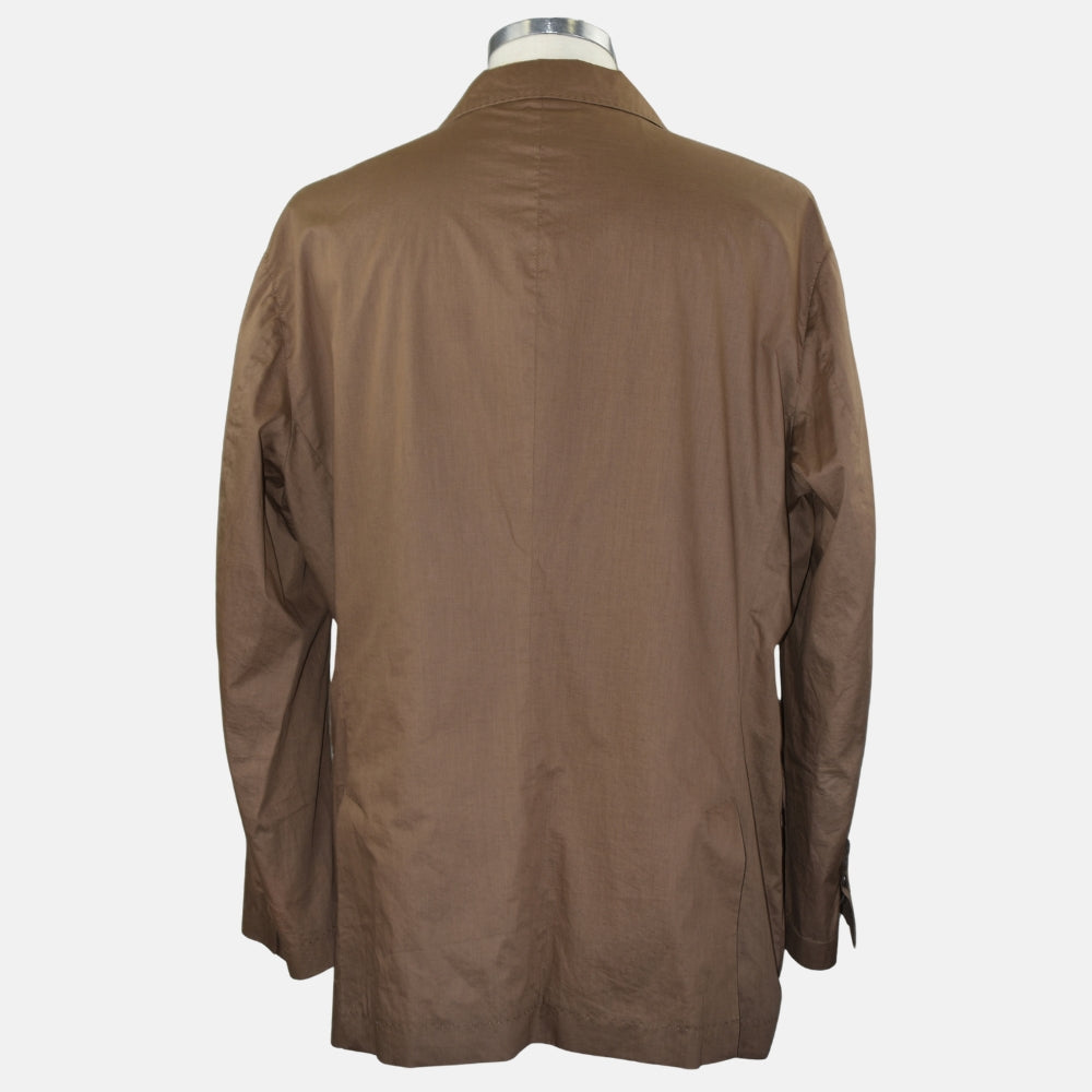 Brown Cotton Blazer