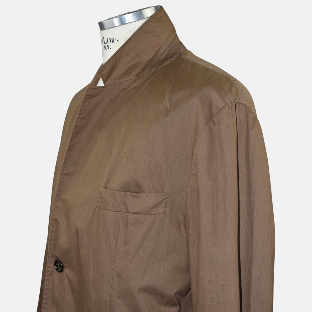 Brown Cotton Blazer