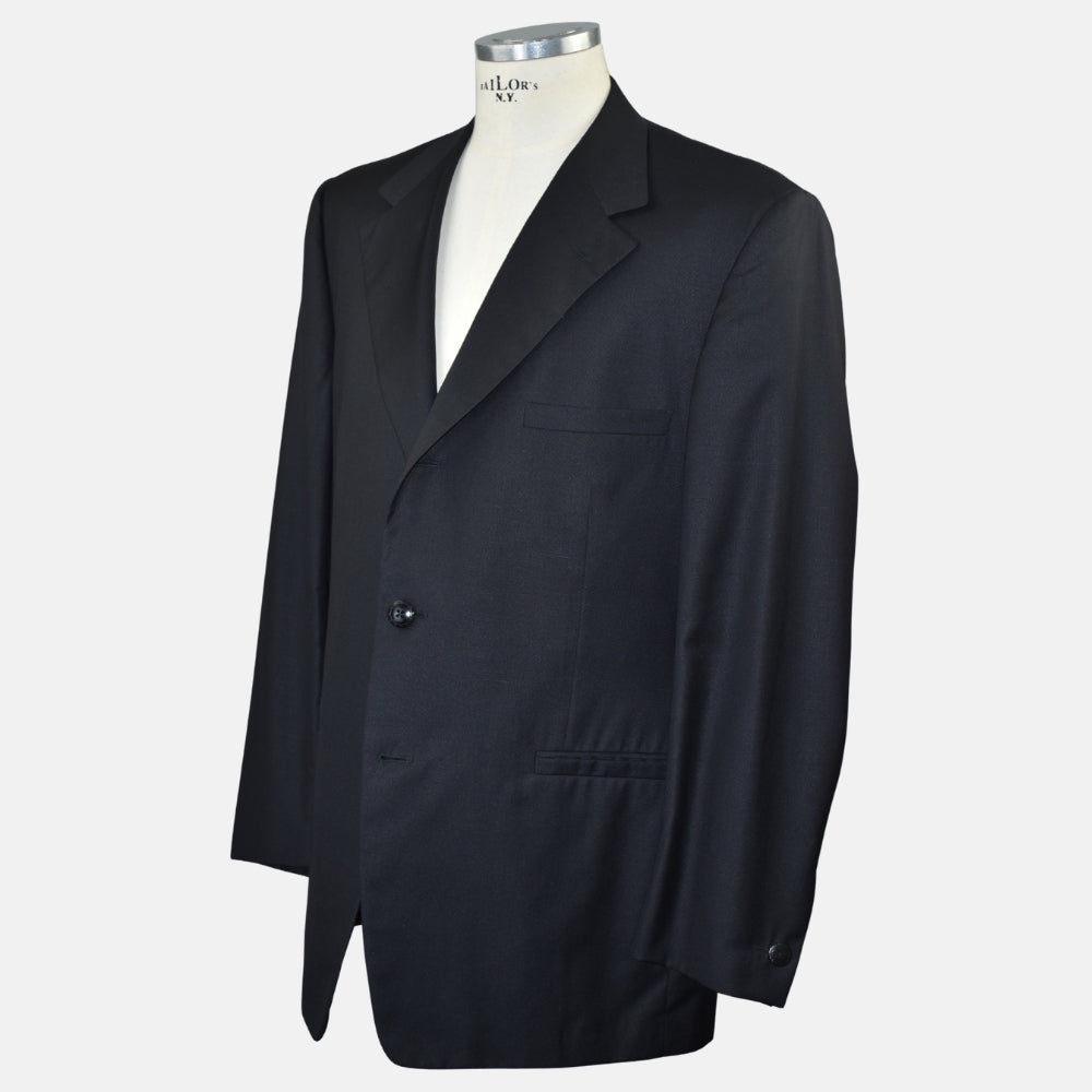 Black Wool/Silk Suit