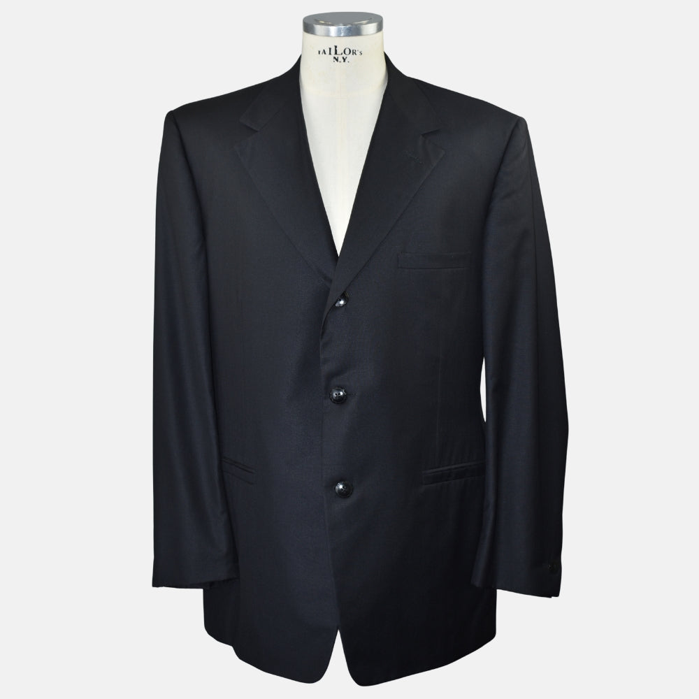Black Wool/Silk Suit