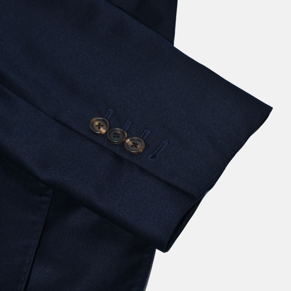 Navy Cashmere Suit Virgin Wool/Silk