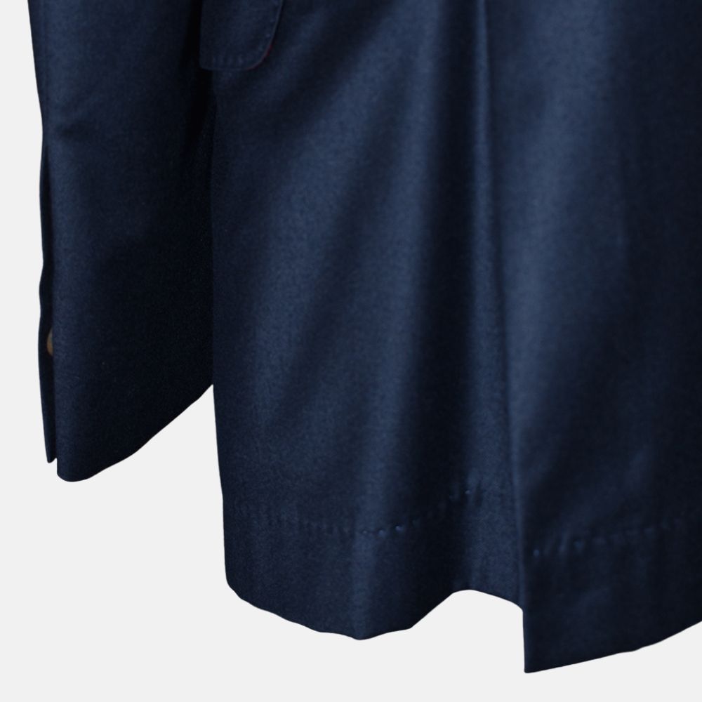 Navy Cashmere Suit Virgin Wool/Silk