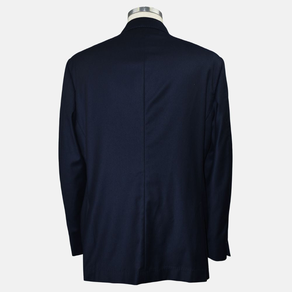 Navy Cashmere Suit Virgin Wool/Silk