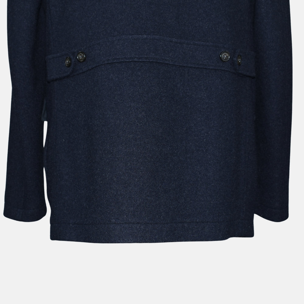 Navy Cashmere "Winter Voyager" Jacket