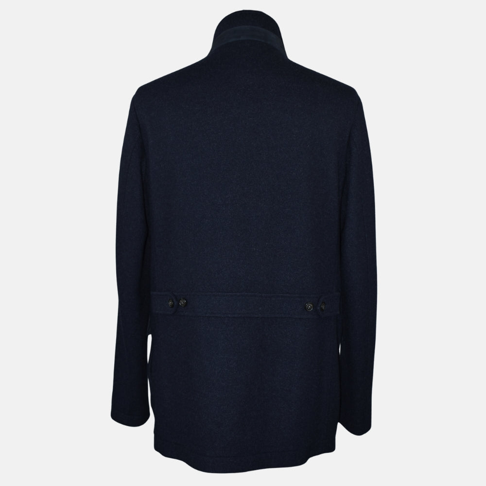 Navy Cashmere "Winter Voyager" Jacket