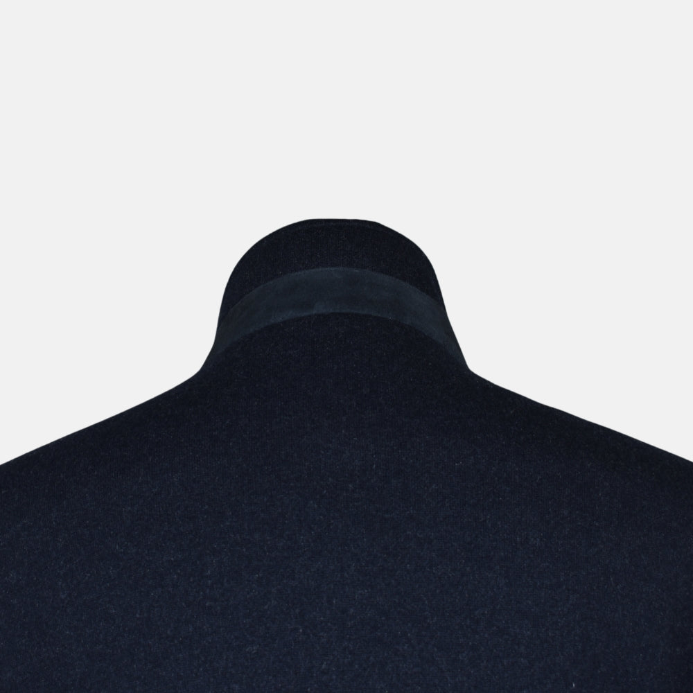 Navy Cashmere "Winter Voyager" Jacket