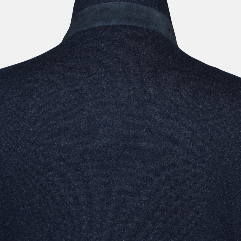 Navy Cashmere "Winter Voyager" Jacket