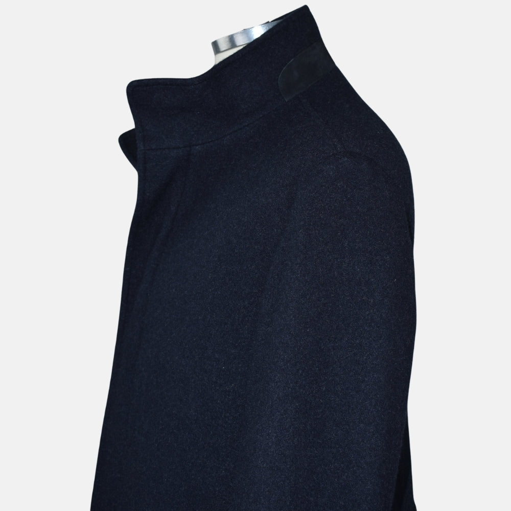 Navy Cashmere "Winter Voyager" Jacket
