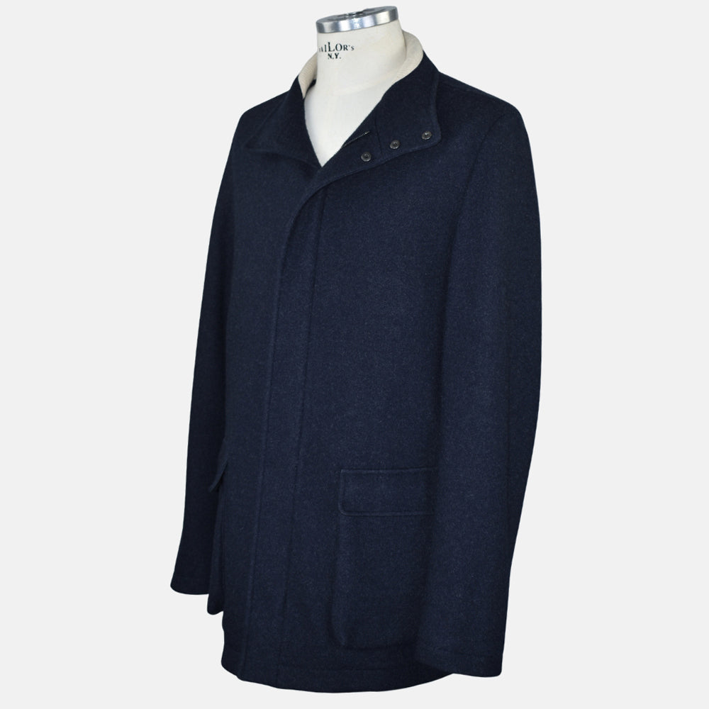 Navy Cashmere "Winter Voyager" Jacket