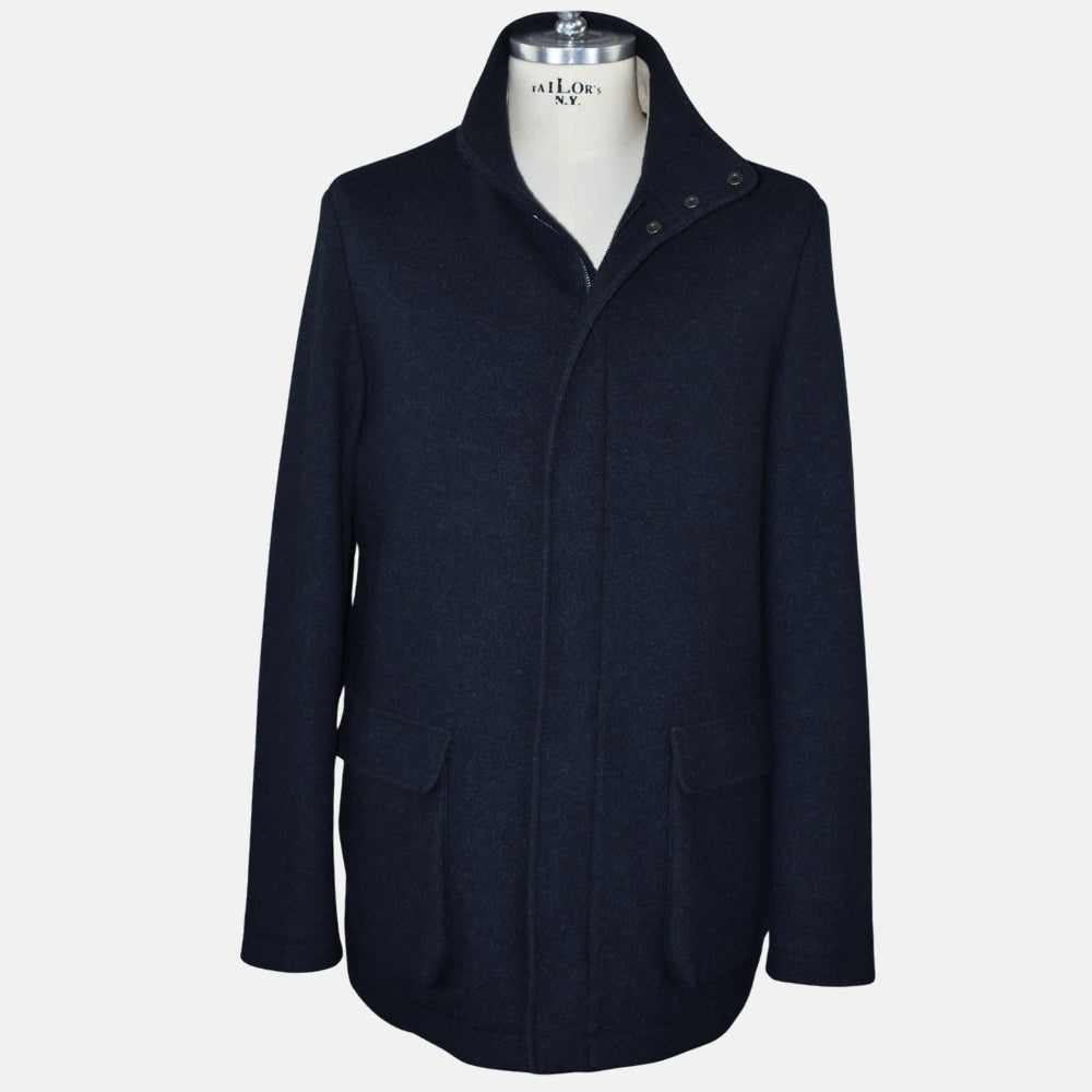 Navy Cashmere "Winter Voyager" Jacket
