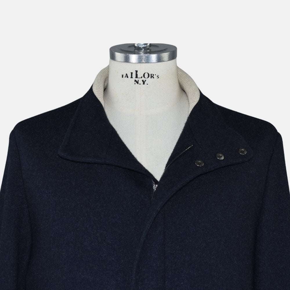 Navy Cashmere "Winter Voyager" Jacket