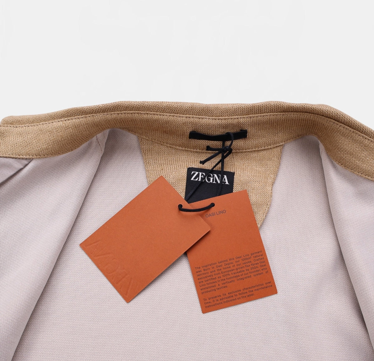Linen Deconstructed Overshirt Jacket