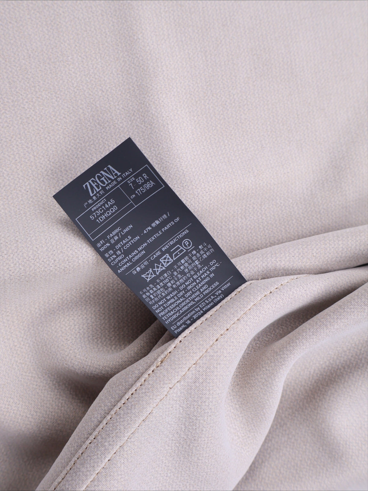 Linen Deconstructed Overshirt Jacket