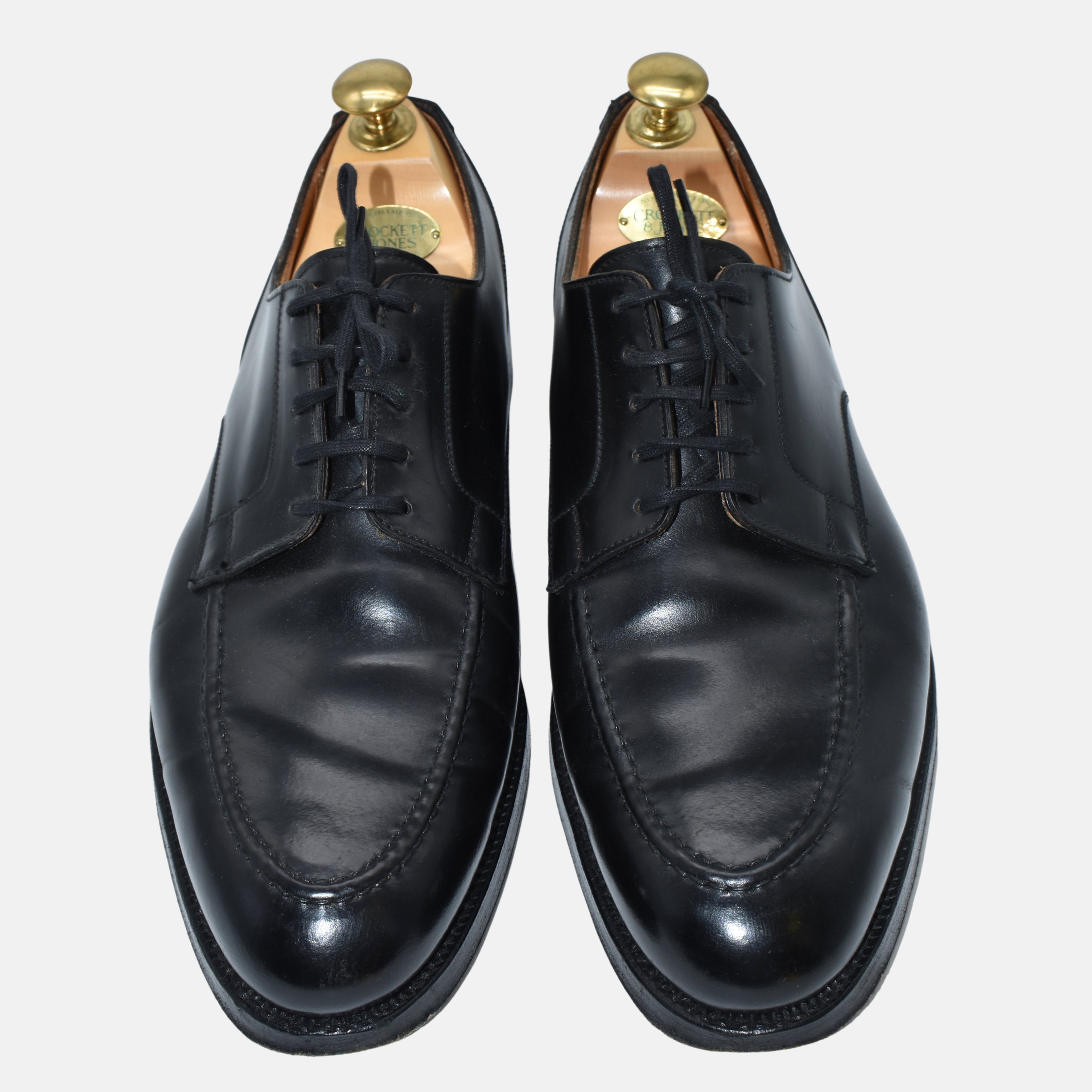 Black Cordovan Leather Shoes (EU 42)