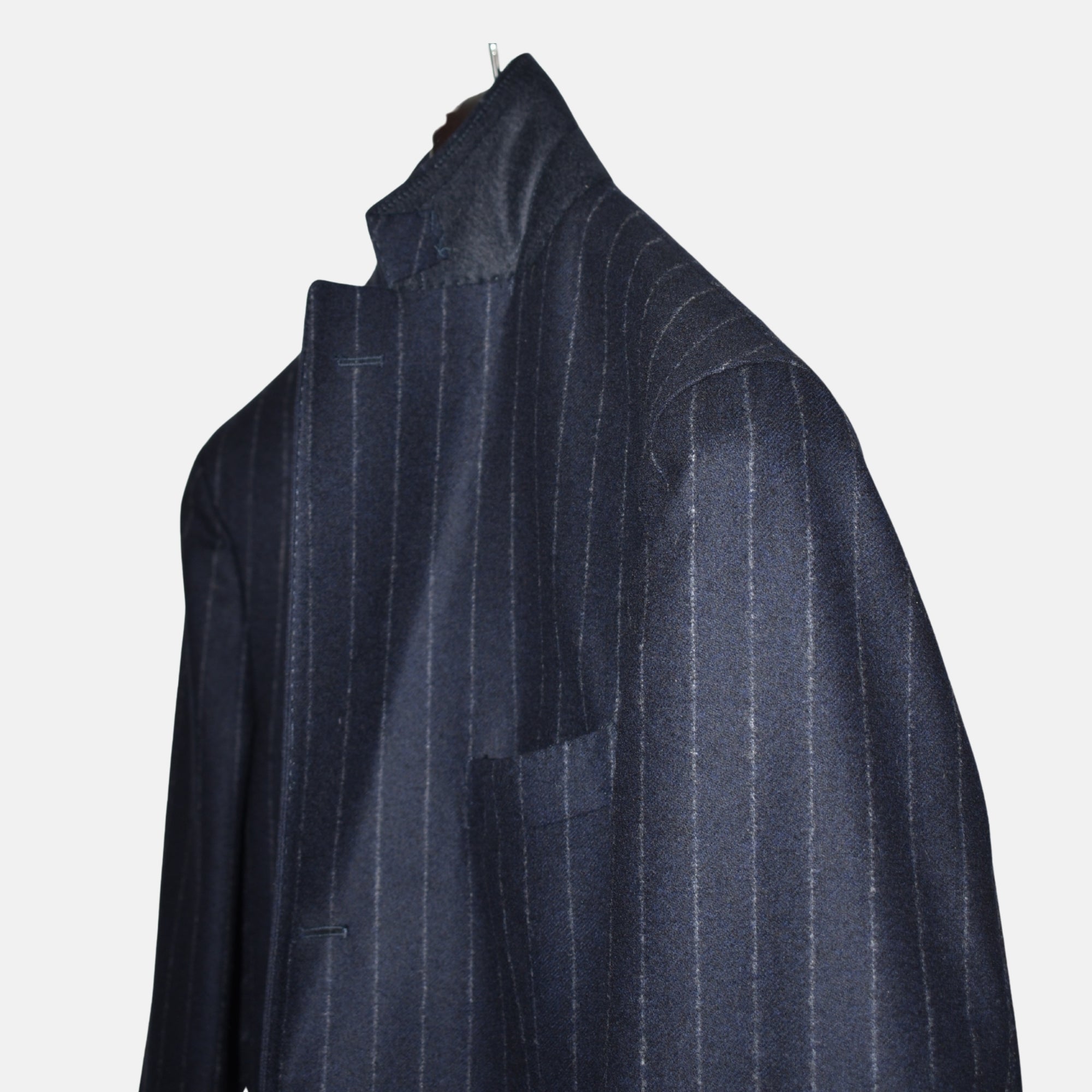 Navy Striped Suit made of Wool (EU 50)