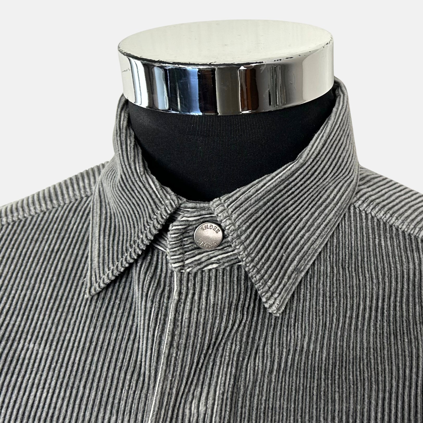 Grey Overshirt made of Cotton/Cashmere (M)