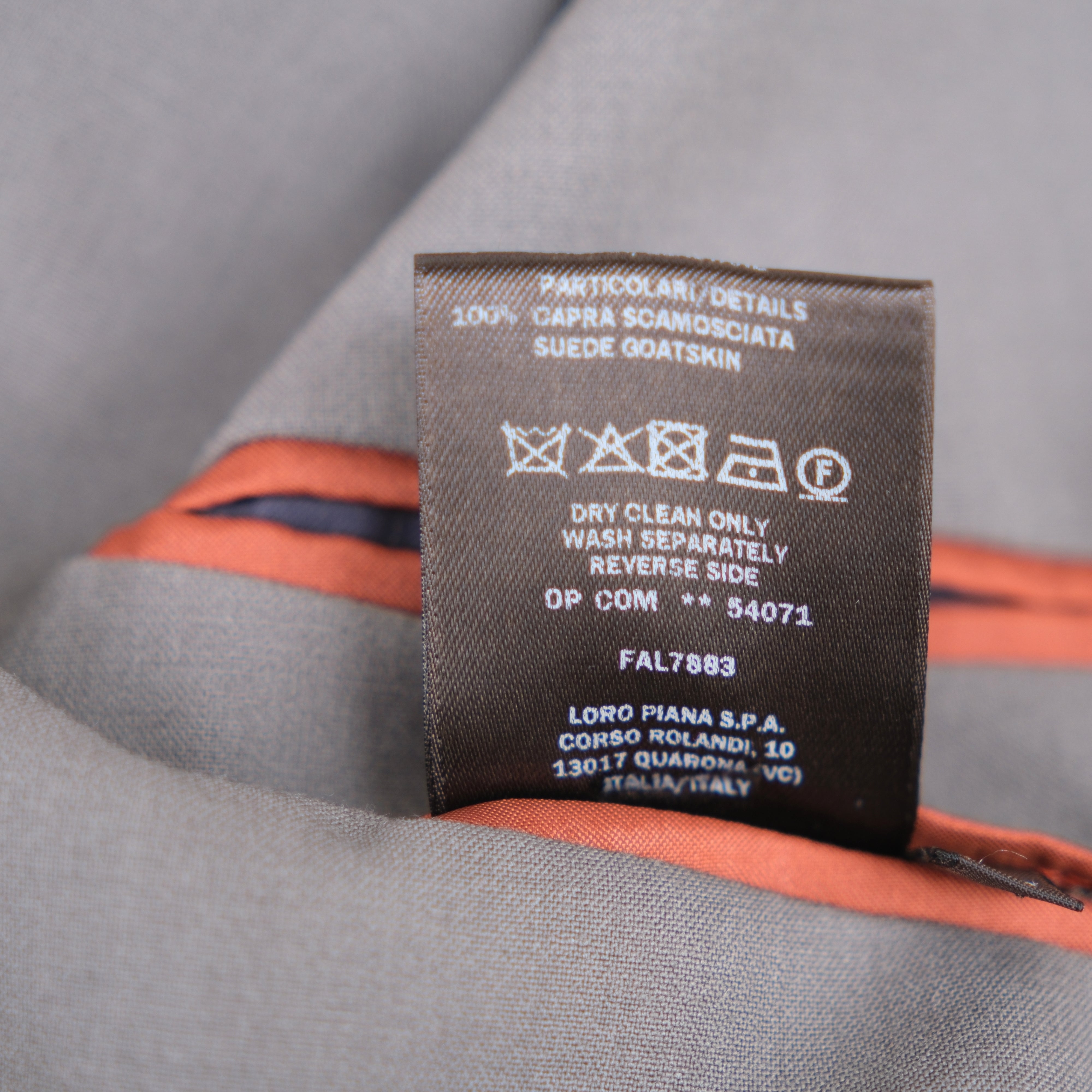 Gray Rain System Blazer made of Wool/Elastane with Suede Details (EU 50)