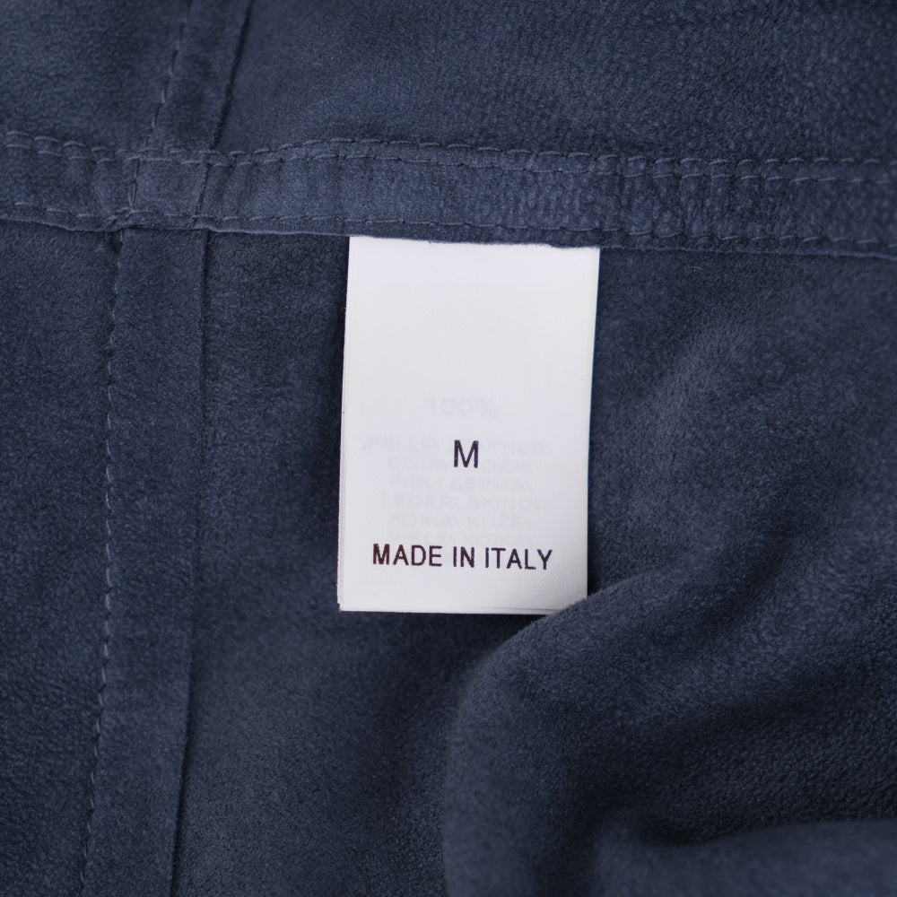 Blue Suede Shirt Jacket (M)
